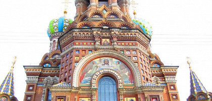 Прекрасный храм Спаса на Крови, Санкт-Петербург