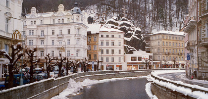 Зима в Карловых Варах