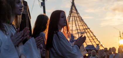 Фото 22, музыкально-пространственный перформанс «Коды реки. Северная Двина»