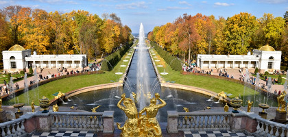 Осень в Петергофе