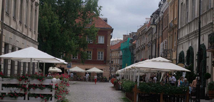 В цветах, Варшава, Польша
