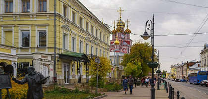 Рождественская улица в Нижнем Новгороде