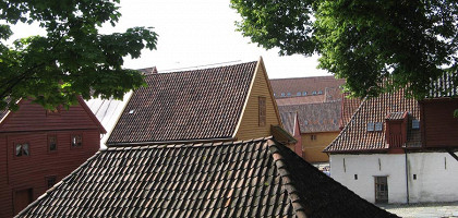 Крыши домов Бергена