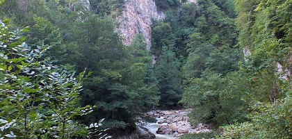 В Гуамском ущелье