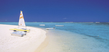 Белоснежный пляж Маврикия