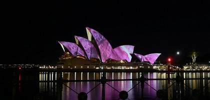 Освещение Сиднейского оперного театра, Сидней