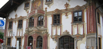 Деревня Обераммергау, Бавария, Германия