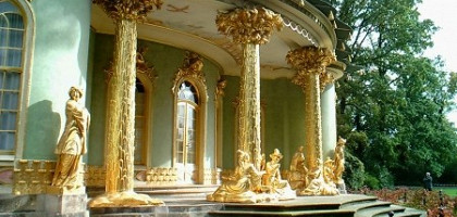 Чайный домик в парке Сан-Суси, Потсдам