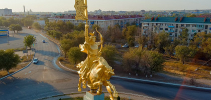 Золотой всадник, Элиста, Калмыкия