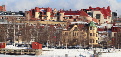 Зимний парк в Эстерсунде