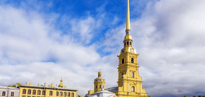 Петропавловская крепость в Санкт-Петербурге, Россия