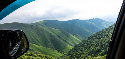 Вид из окна машины, Кабардино-Балкария