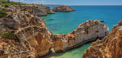 Албуфейра, Португалия, красивые морские пейзажи