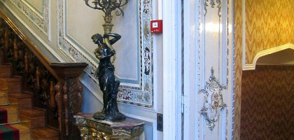 Зеленый дворец на территории музея-заповедника Саадабад в Тегеране