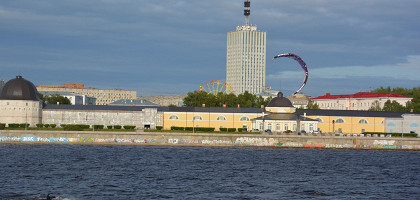 Вид на Архангельск с воды