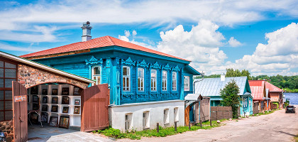 Деревянные дома в Плёсе