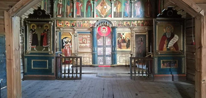 Алтарь Троицкой церкви на острове Свияжск, Россия