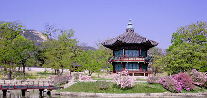 Исторический павильон в Сеуле