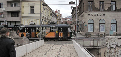 Латинский мост и музей в Сараево