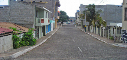 Одна из улиц в Сан-Кристобаль, Галапагосские острова