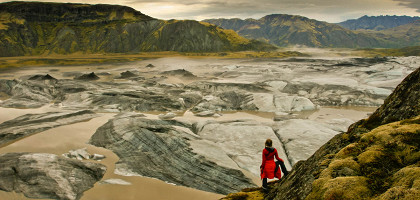 Виды ледника Ватнайёкюдль, Исландия