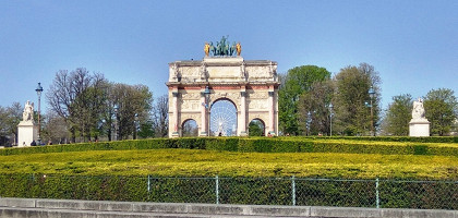 Арка на площади Каррузель, Париж