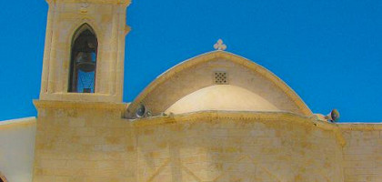 Одна из церквей в Паралимни, Кипр