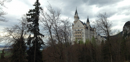 Вид на замки в пригородах Мюнхена