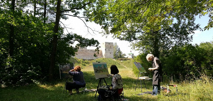 Художники, пишущие красоты Изборской крепости, Россия