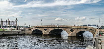 Вид на Прачечный мост в Санкт-Петербурге