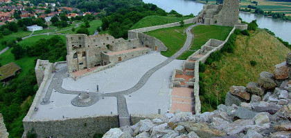 Замок Девин, панорама