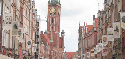 Вид на часы, Гданьск, Польша
