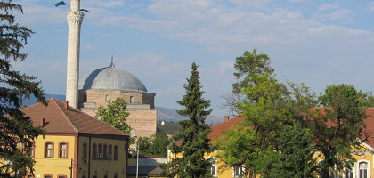 Вид на мечеть Мустафы-паши, Скопье