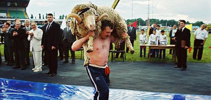 Праздник Сабантуй в Уфе