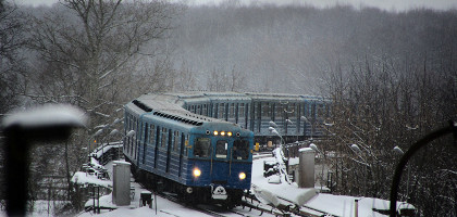 Поезд метро, Измайловский парк, Москва