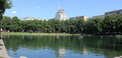Вид на Патриаршьи пруды, Москва
