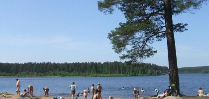 Пляж в Комарово