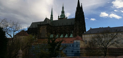 Вид на Собор Святого Вита в Праге