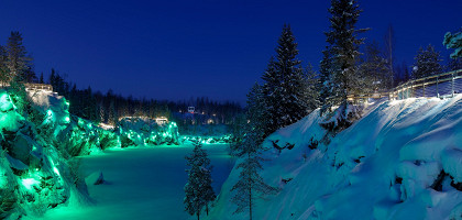 Мраморный каньон, Рускеала, Карелия