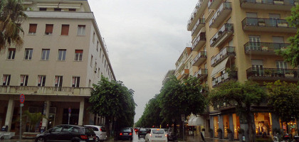 Пескара во время дождя