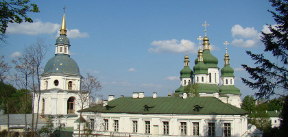 Выдубицкий монастырь, панорама