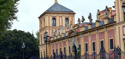 Дворец Сан-Тельмо в Севилье, боковой фасад