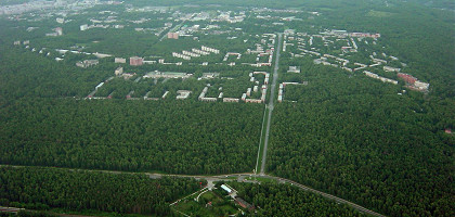 Новосибирский Академгородок, аэрофото