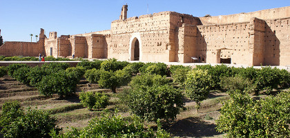Дворец Эль-Бади, апельсиновый сад