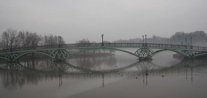 Красивый мост в Царицыно
