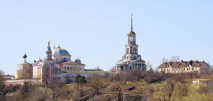 Вид на Новоторжский Борисоглебский монастырь