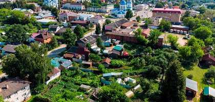 Вид на город Малоярославец