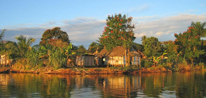 Деревня рыбаков на Мадагаскаре