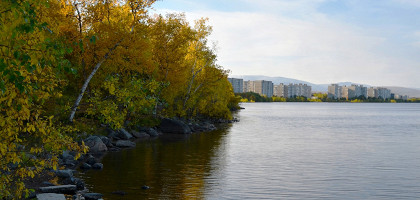 Озеро Лумболка, Мончегорск, Мурманская область, Россия