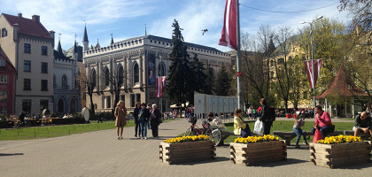 Солнечный день в Риге